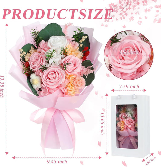 Flowers for Delivery, Preserved Flowers Bouquets, 4 Forever Roses