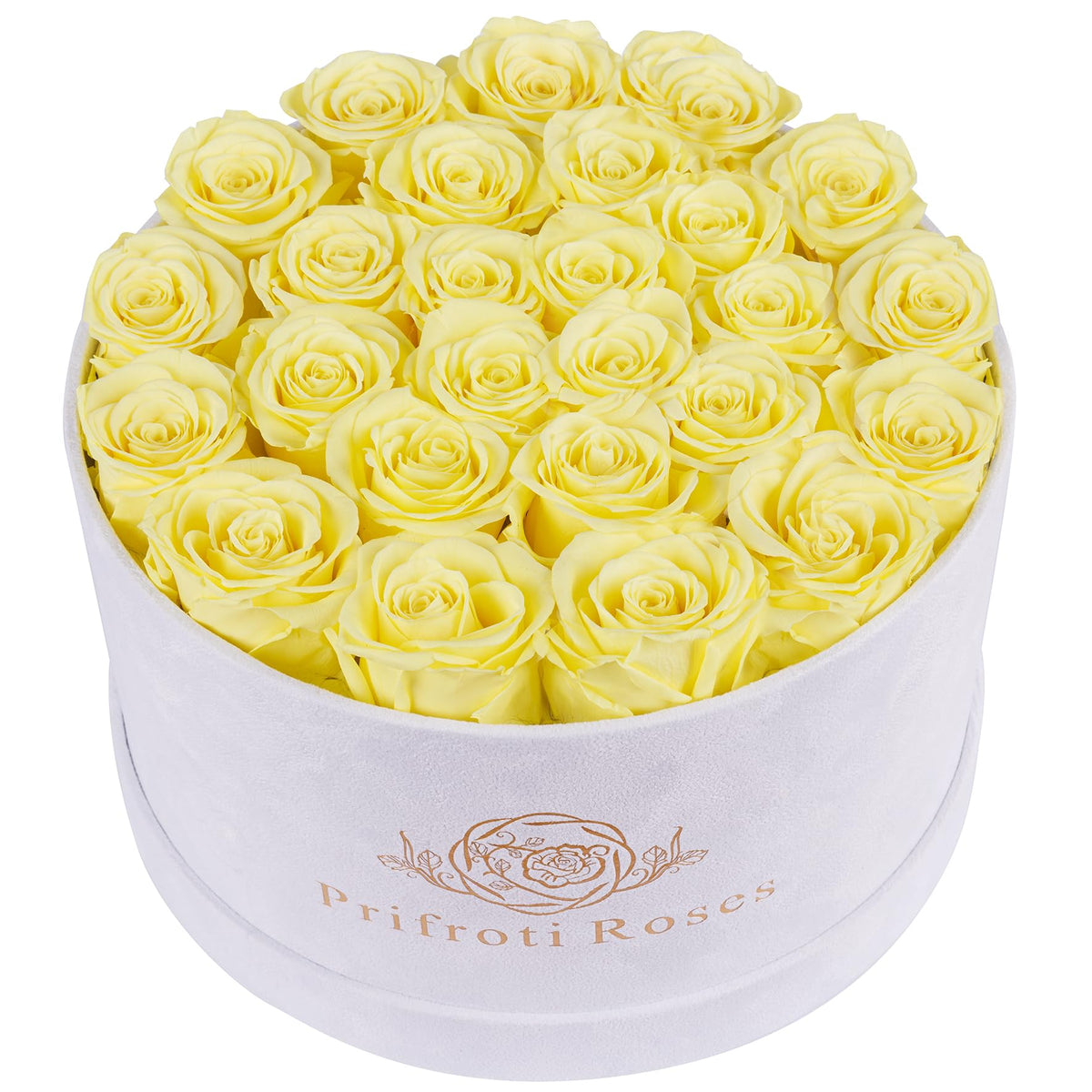 17 Flowers in Luxury Suede Box, Birthday Gifts for Women, Preserved Flowers