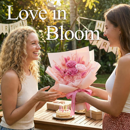 Preserved Flowers for Delivery, Anniversary and Birthday Gifts for Women