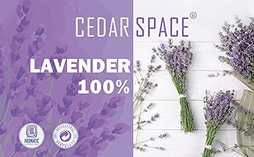 16 Inches Dried Lavender 2 Bunches Real Stems for Home Wedding Decoration