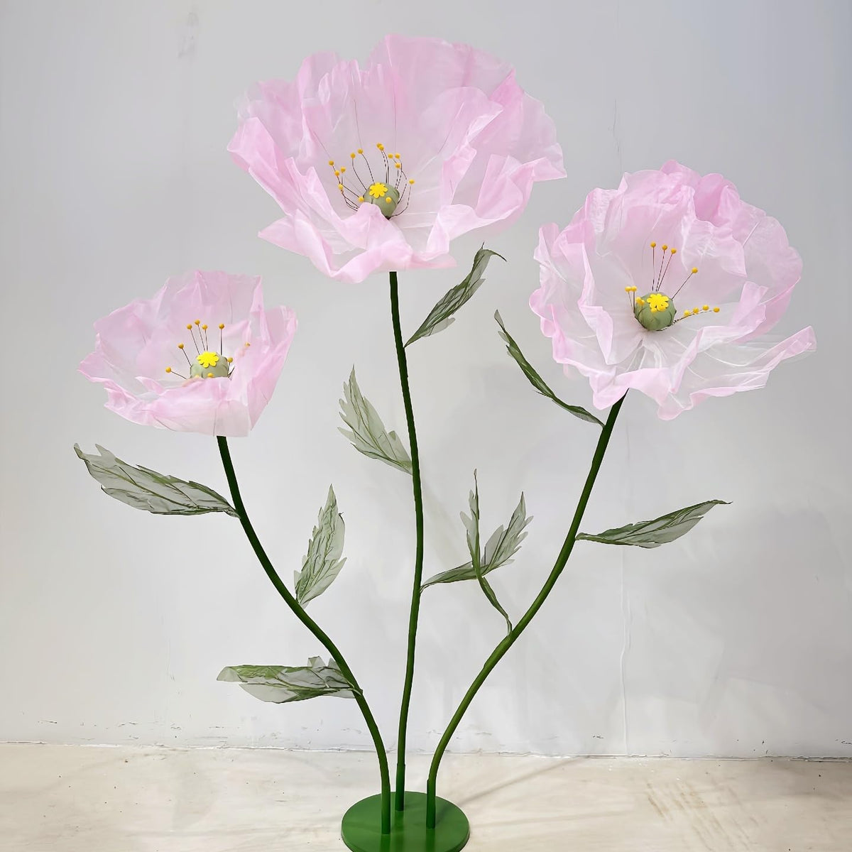 5.6 Ft Large Silk Artificial Flowers, Giant Flowers for Decoration