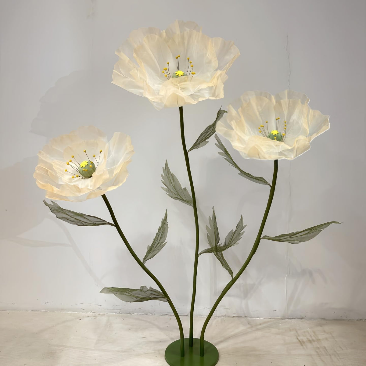 5.6 Ft Large Silk Artificial Flowers, Giant Flowers for Decoration