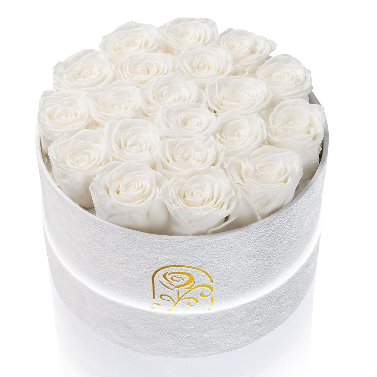 Flowers for Delivery, 20 Preserved Roses in Velvet Box, Gifts for Women
