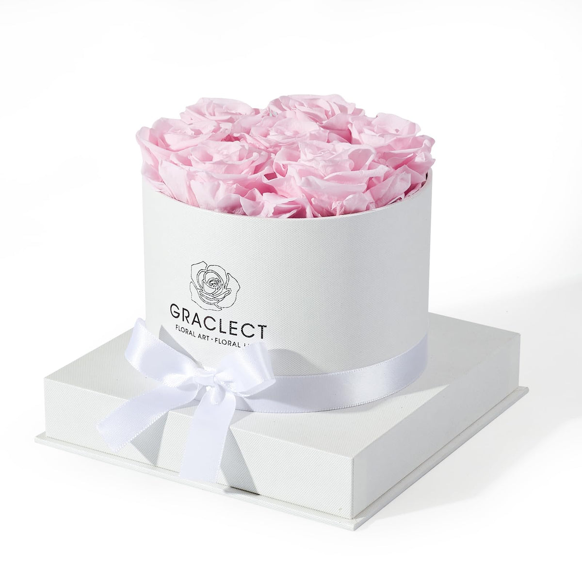 Flowers for Delivery Prime - Preserved Roses in a Box - Forever Flowers, Immortal Roses, Eternal Rose Birthday Gifts for Her, for Mom - Pink Rose