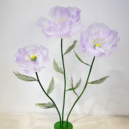 5.6 Ft Large Silk Artificial Flowers, Giant Flowers for Decoration