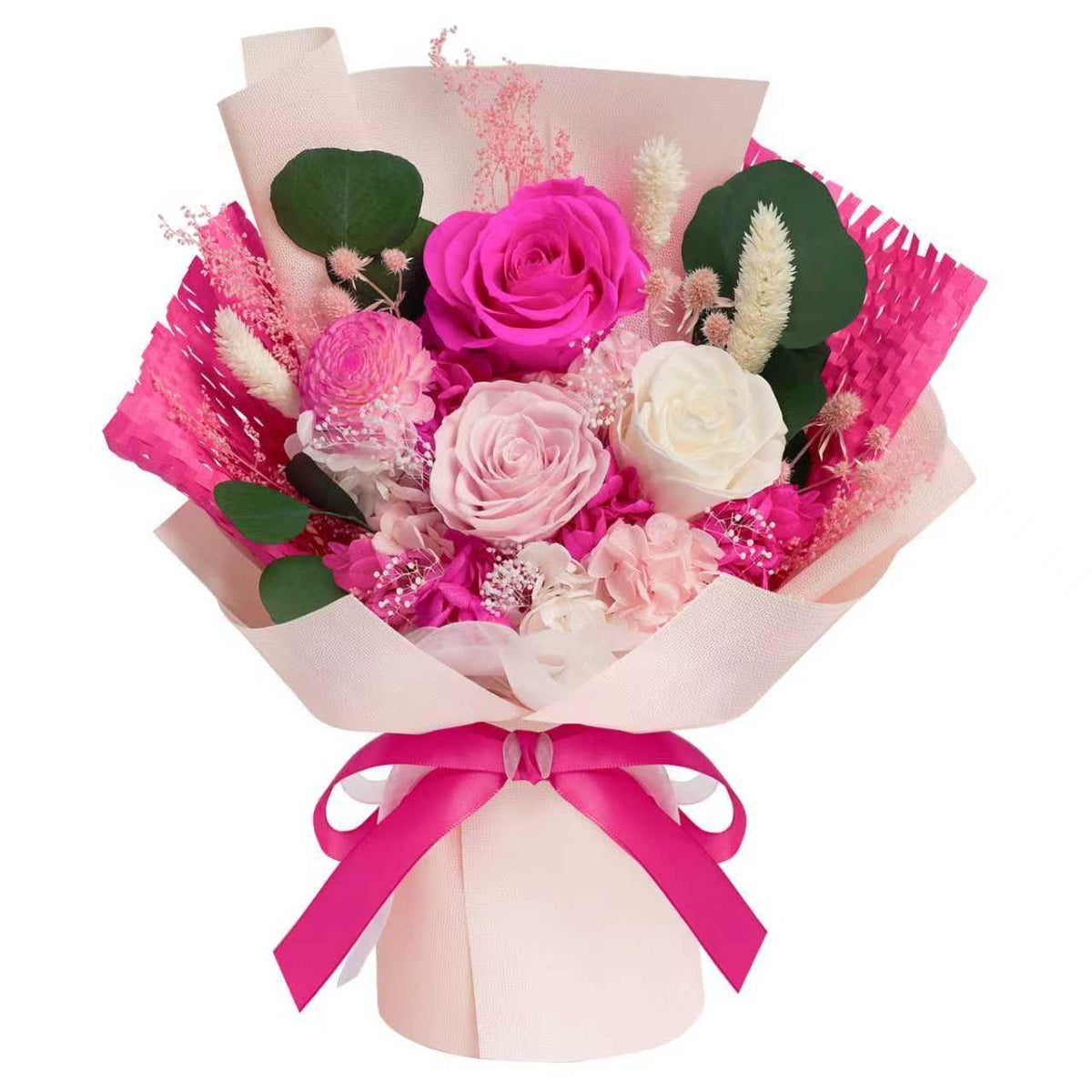 Preserved Flowers Bouquet - Birthday Gifts for Women, Real Flowers for Delivery Prime, Long-Lasting Eternal Rose for Her on Valentines Mothers Day Christmas Anniversary (Purple)