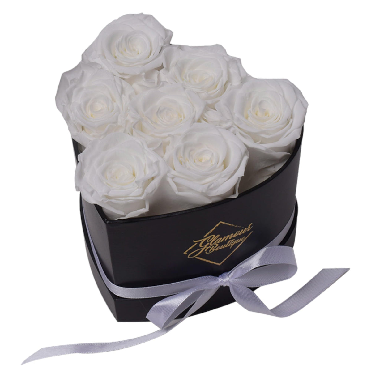 GLAMOUR BOUTIQUE Preserved Flowers, 27 Forever Red Roses in Heart Gift Box