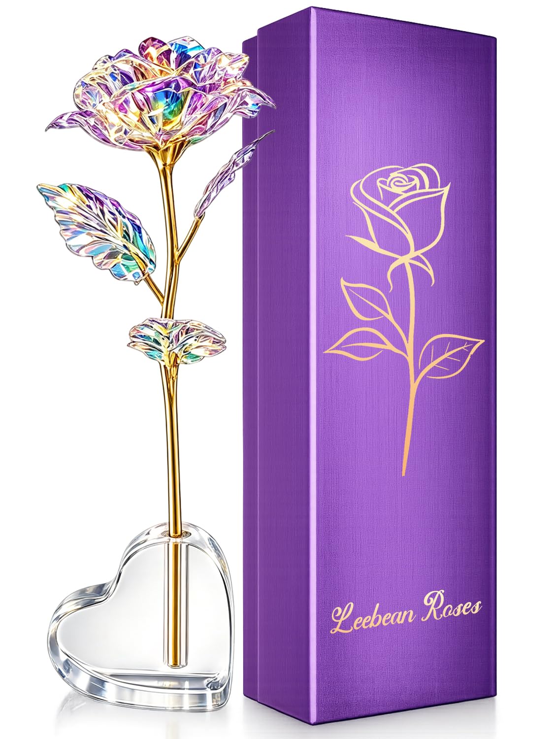 Preserved Flowers for Delivery,Purple Rose Bouquet Gift for Women and Mom,Preserved Flowers Bouquet,Birthday Flowers Gifts Grandma Wife Friends,Roses Gift Valentine’s Day Mothers Day