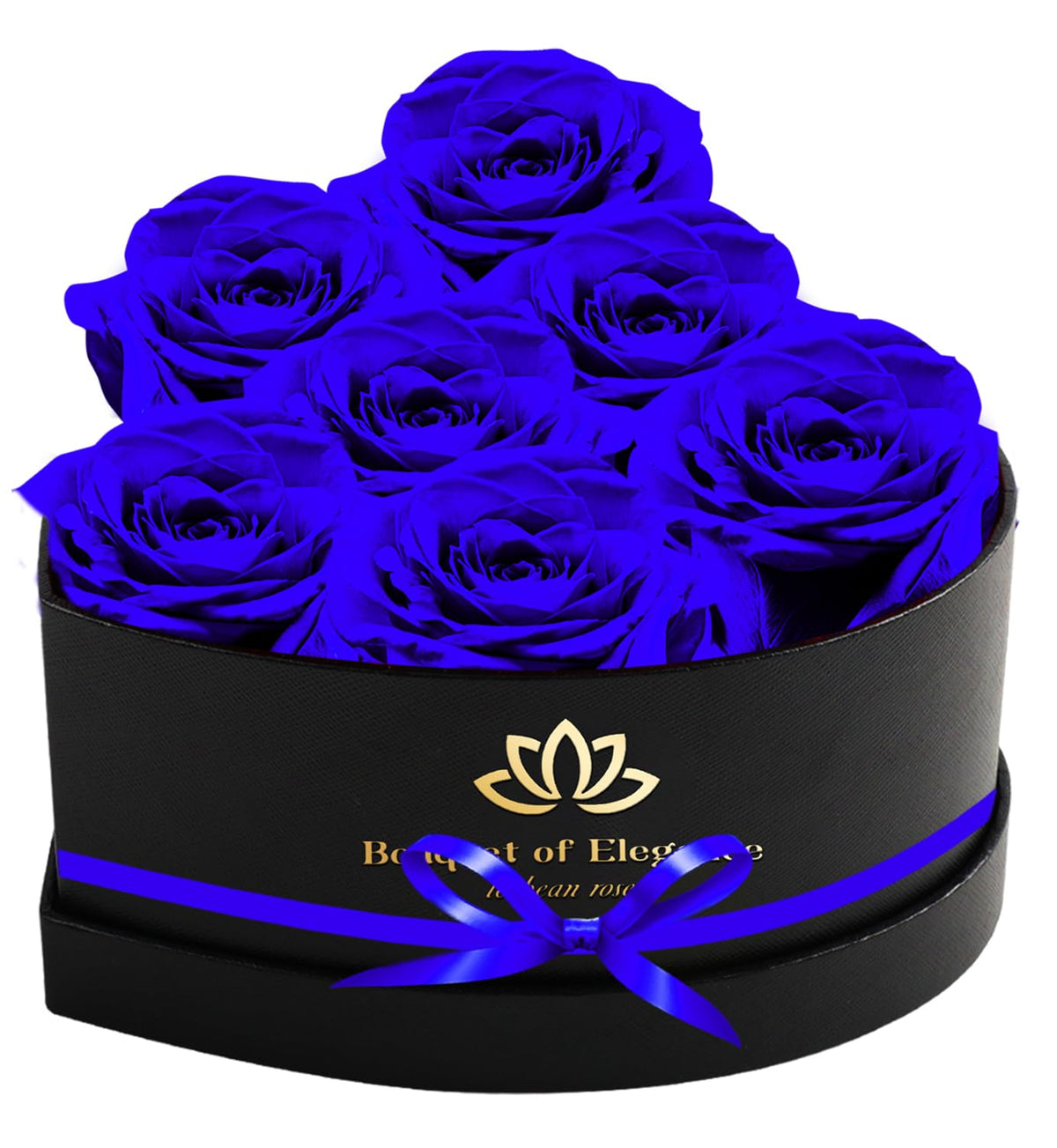 Forever Flowers Roses in A Box,Real Preserved Flowers,Preserved Roses,Preserved Flowers for Delivery,Birthday Gifts for Women/Men/Mom,Flowers for Mothers Day,Valentine's Day Rose Gifts,Red
