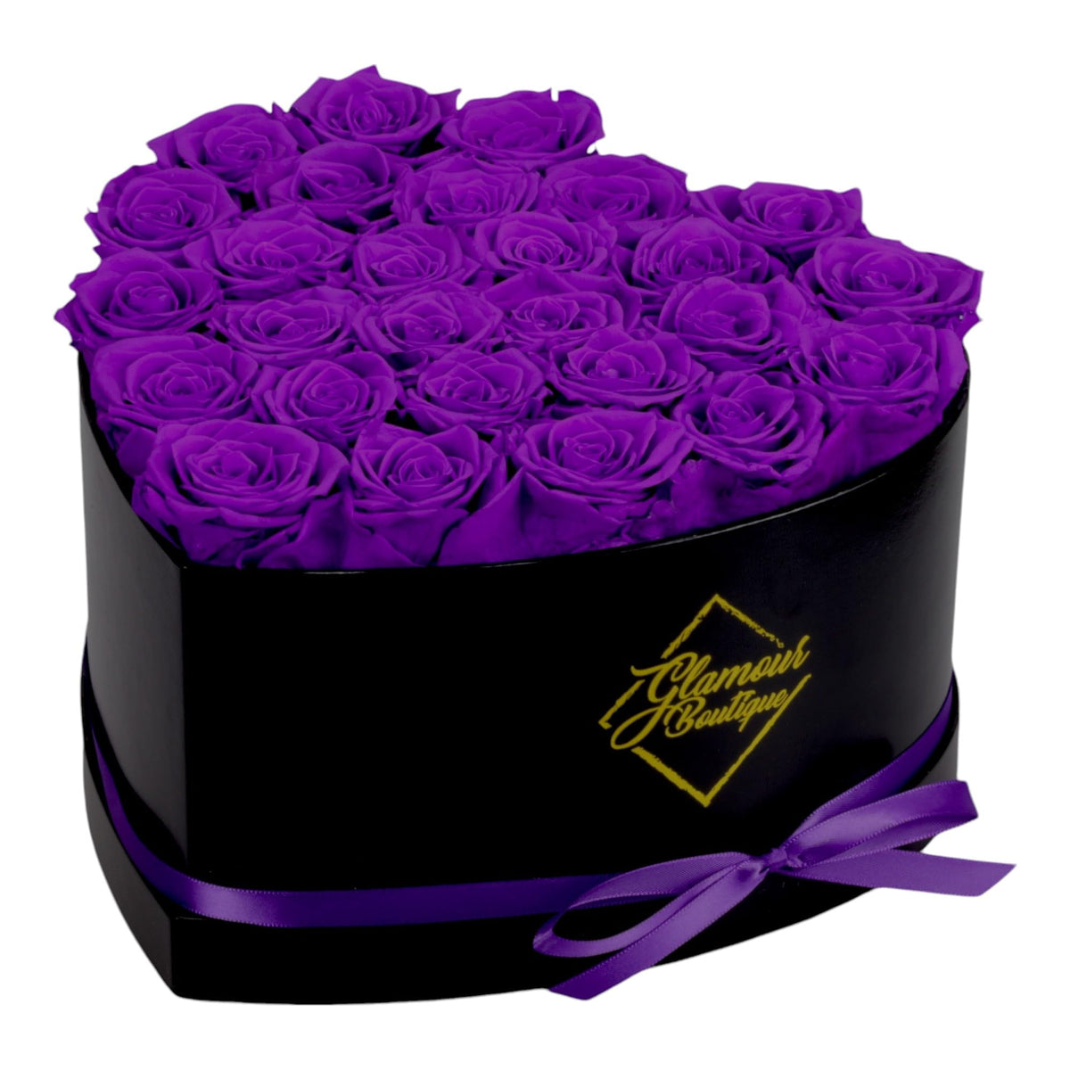 GLAMOUR BOUTIQUE Preserved Flowers, 16 Forever Red Roses in Heart Gift Box