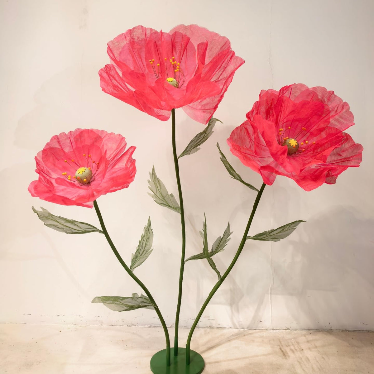 5.6 Ft Large Silk Artificial Flowers, Giant Flowers for Decoration