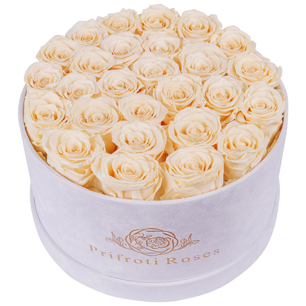 17 Flowers in Luxury Suede Box, Birthday Gifts for Women, Preserved Flowers
