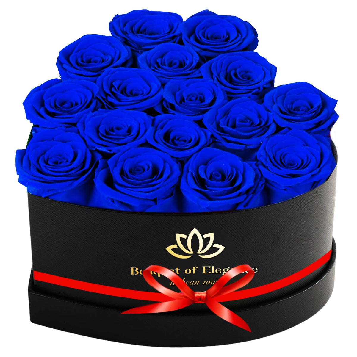 Forever Flowers Roses in A Box,Real Preserved Flowers,Preserved Roses,Preserved Flowers for Delivery,Birthday Gifts for Women/Men/Mom,Flowers for Mothers Day,Valentine's Day Rose Gifts,Red