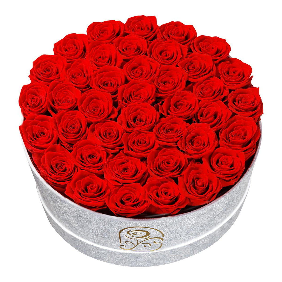 Flowers for Delivery, 20 Preserved Roses in Velvet Box, Gifts for Women