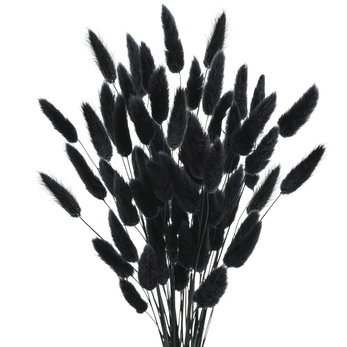 Uieke 120 Pcs Natural Bunny Tails Dried Flowers, 17’’ Dried Lagurus Ovatus, Orange Fall Dried Flowers for Fall Floral Arrangements Wedding Centerpieces Home Baby Shower Party Decorations