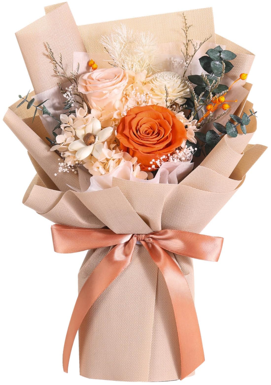 Forever Flowers for Delivery, Preserved Purple Rose Bouquet, Birthday Gift