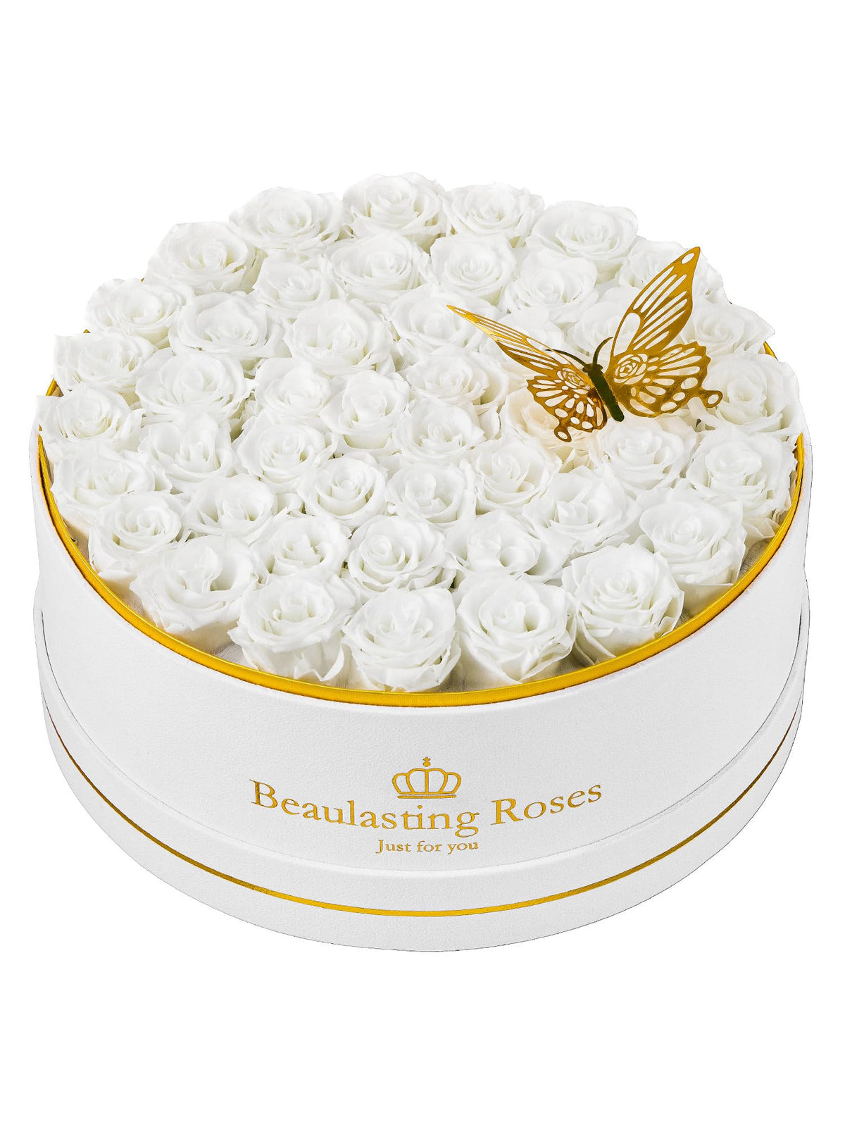 27 Preserved Roses in a Box Forever Flowers for Delivery Prime, Pink
