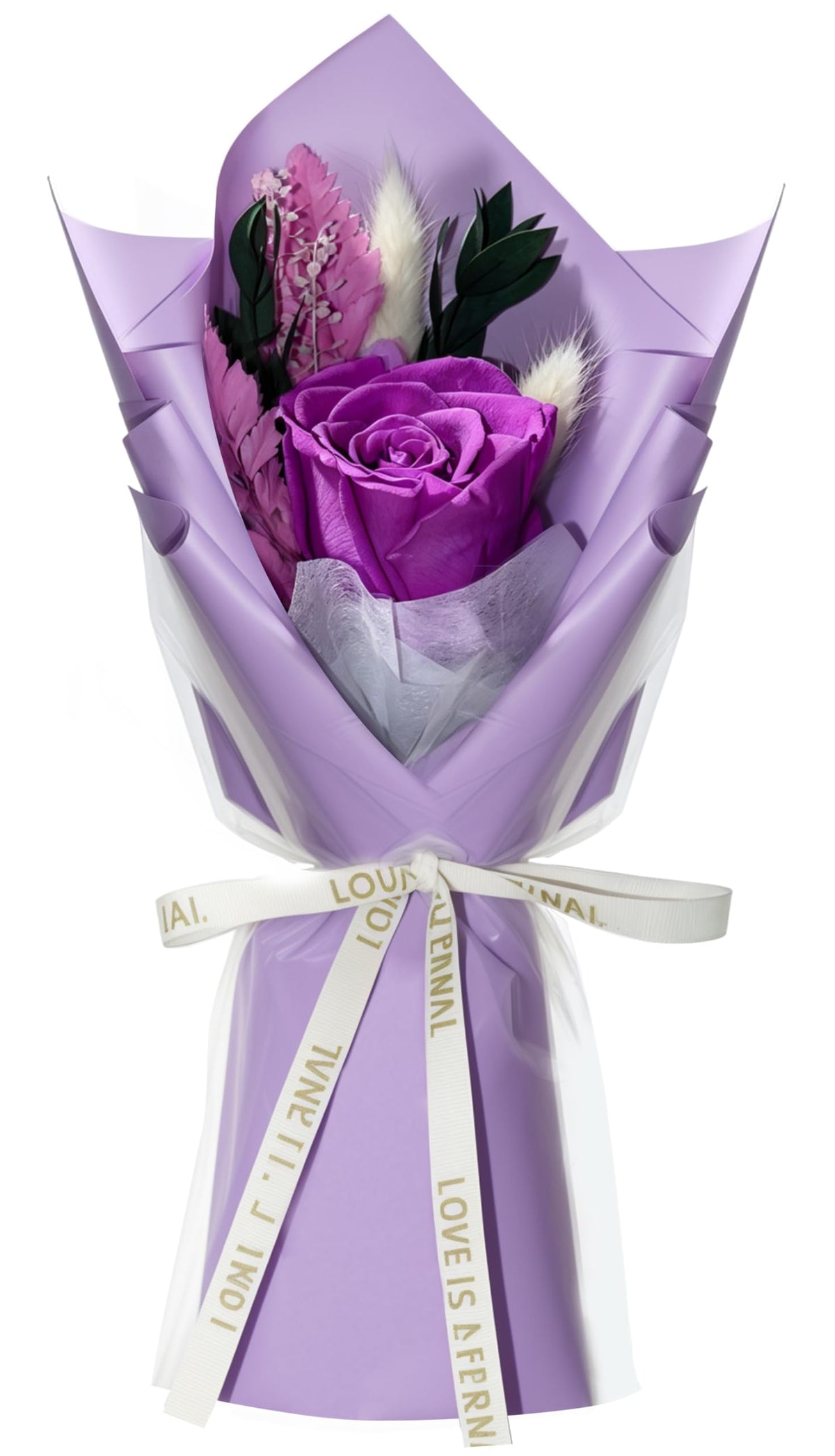 Preserved Flowers Bouquet,Purple Rose Bouquets Birthday Gifts,Flowers for Delivery,Rose Gift for Grandma Wife Anniversary Valentines Day Christmas,Forever Flowers Gifts for Mom,Mothers Day Gift