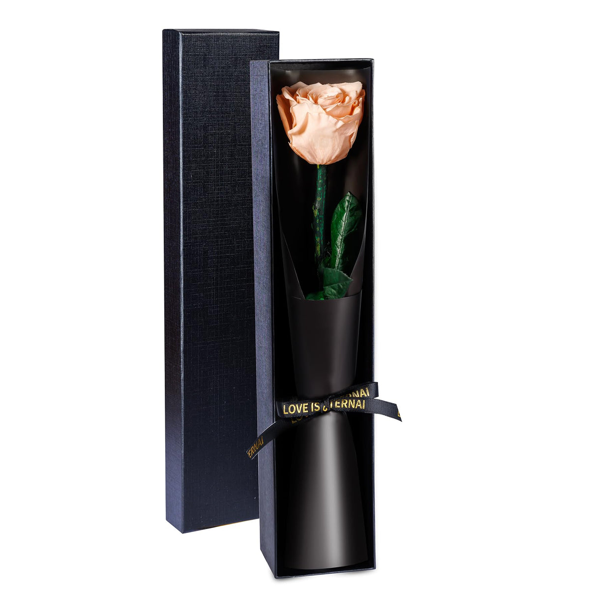 Preserved Flowers Gifts for Women, Flowers for Delivery, Single Roses with Stem, Valentines Day Roses Gifts for Her, Mothers Day Flowers for Mom (Dusty Rose, Single Rose)