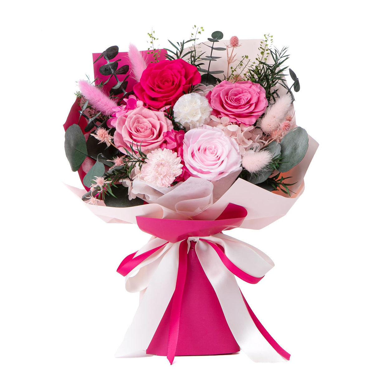 Bessol Flowers for Delivery Preserved Flower Bouquet Forever Fresh Flowers Birthday Gifts for Women Mom Anniversary Red Real Rose Gifts for Grandma Wife Girlfriend Sister Her from Daughter