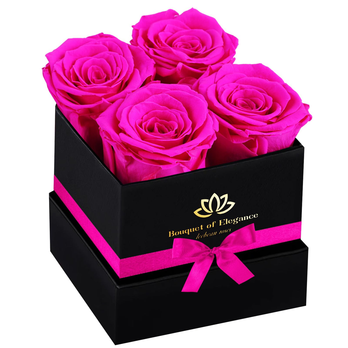 Forever Flowers Roses in A Box,Real Preserved Flowers,Preserved Roses,Preserved Flowers for Delivery,Birthday Gifts for Women/Men/Mom,Flowers for Mothers Day,Valentine's Day Rose Gifts,Red