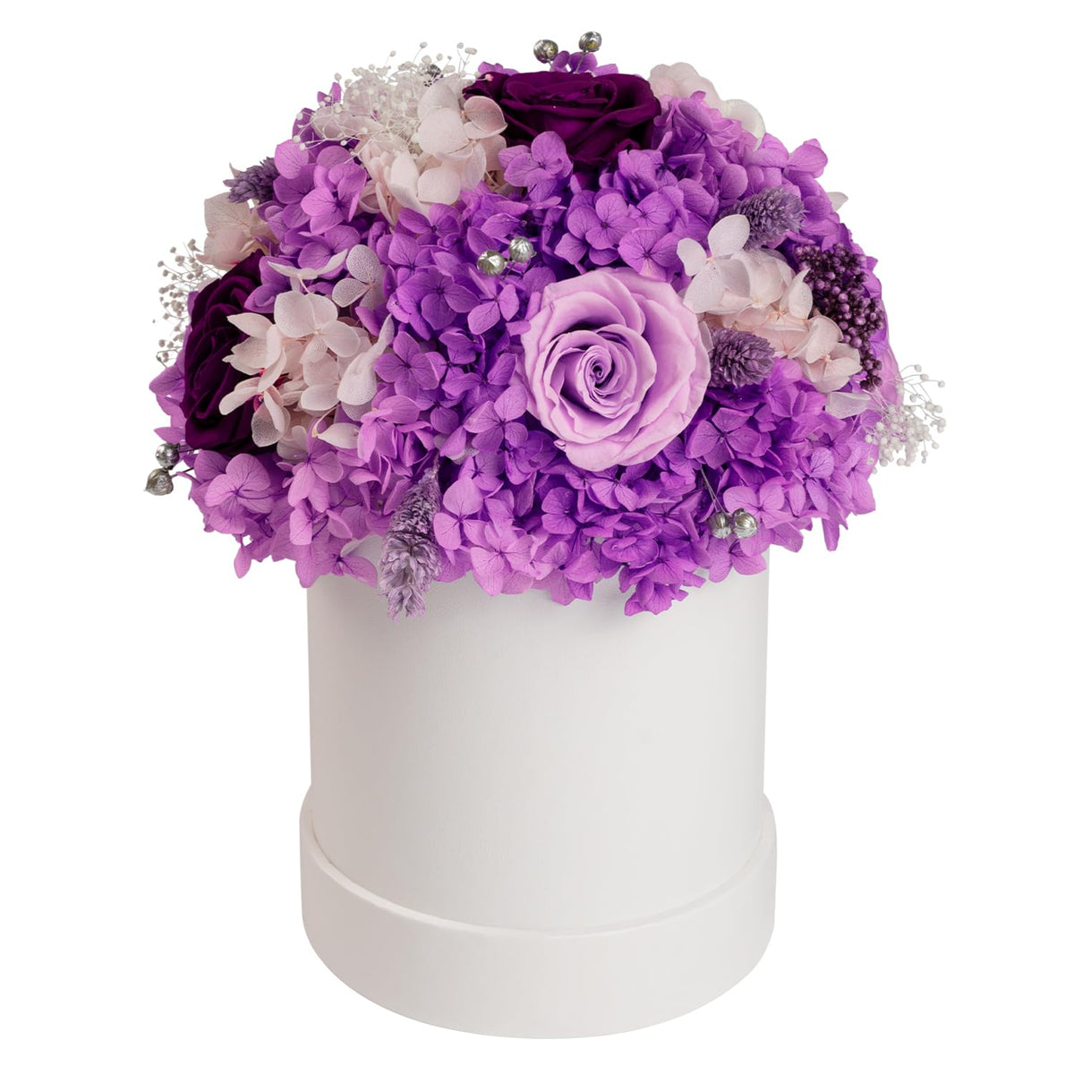 ROSEROSE Preserved Flowers for Delivery Prime,Forever Flowers Bouquet with Gift Box, Eternal Real flowers Gifts for Women,Christmas,Valentine's Day,Anniversary,Birthday for Her (Champagne)
