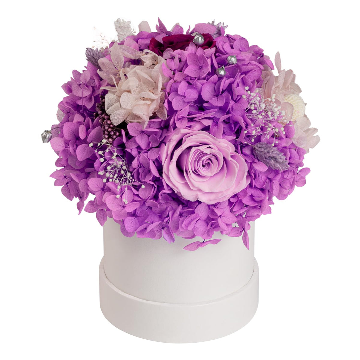 ROSEROSE Preserved Flowers for Delivery Prime,Forever Flowers Bouquet with Gift Box, Eternal Real flowers Gifts for Women,Christmas,Valentine's Day,Anniversary,Birthday for Her (Champagne)