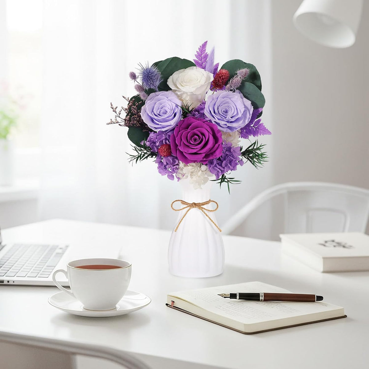 Flowers for Delivery Prime Preserved Real Roses Bouquet Save 3-5 Years