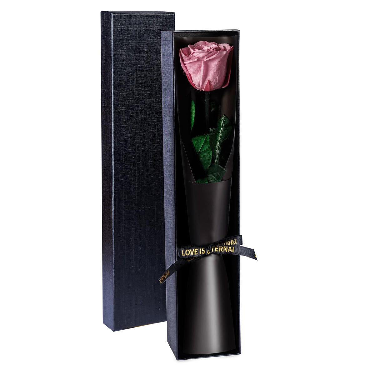Preserved Flowers Gifts for Women, Flowers for Delivery, Single Roses with Stem, Valentines Day Roses Gifts for Her, Mothers Day Flowers for Mom (Dusty Rose, Single Rose)