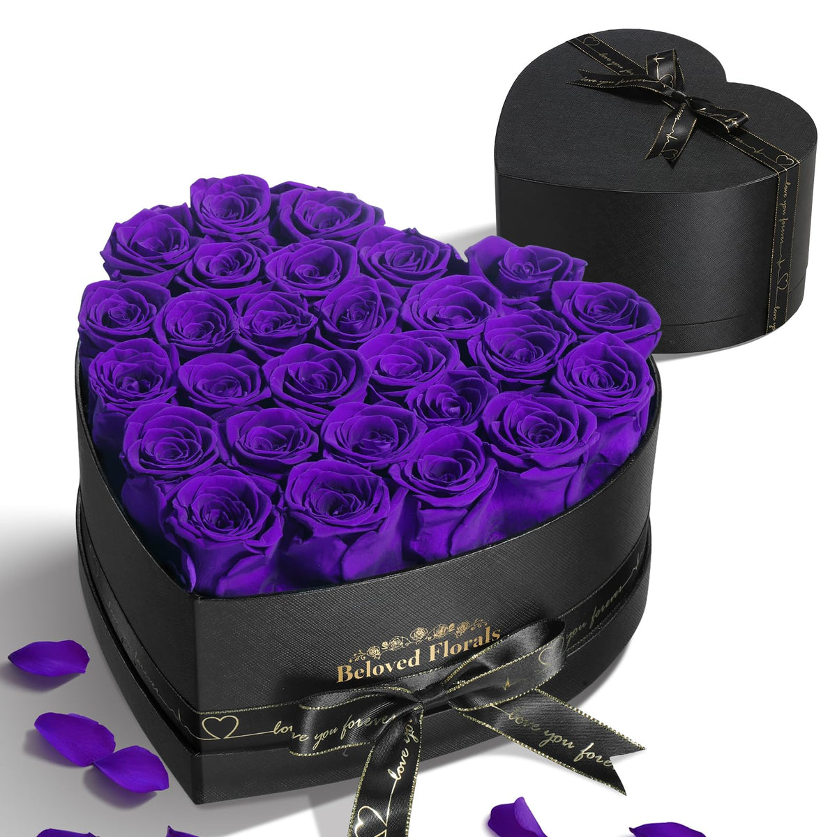 16 Preserved Flowers Rose in a Box, Gifts for Women Mom Her Wife on Mothers Day Valentines Birthday Christmas Anniversary Romantic(Red)
