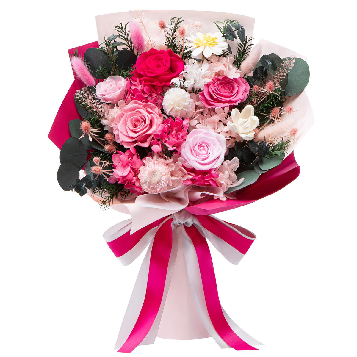Bessol Flowers for Delivery Preserved Flower Bouquet Forever Fresh Flowers Birthday Gifts for Women Mom Anniversary Red Real Rose Gifts for Grandma Wife Girlfriend Sister Her from Daughter