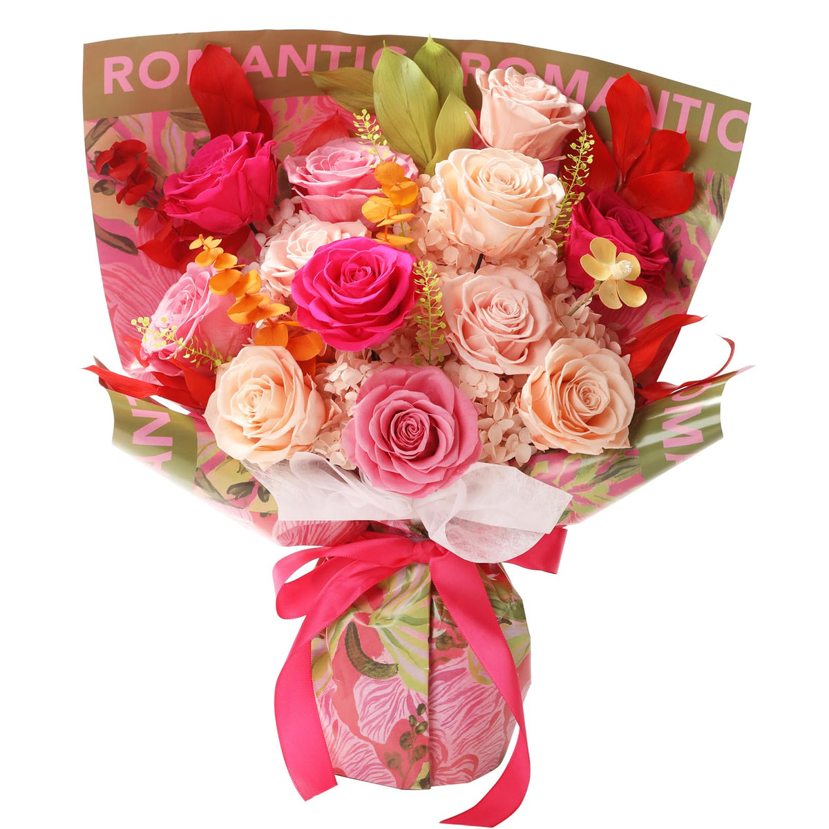 lovenfold Preserved Flowers for Delivery, Purple Rose Bouquets That Last 1-3 Years, Birthday Flowers Gifts for Women Mom Grandma Wife Friends