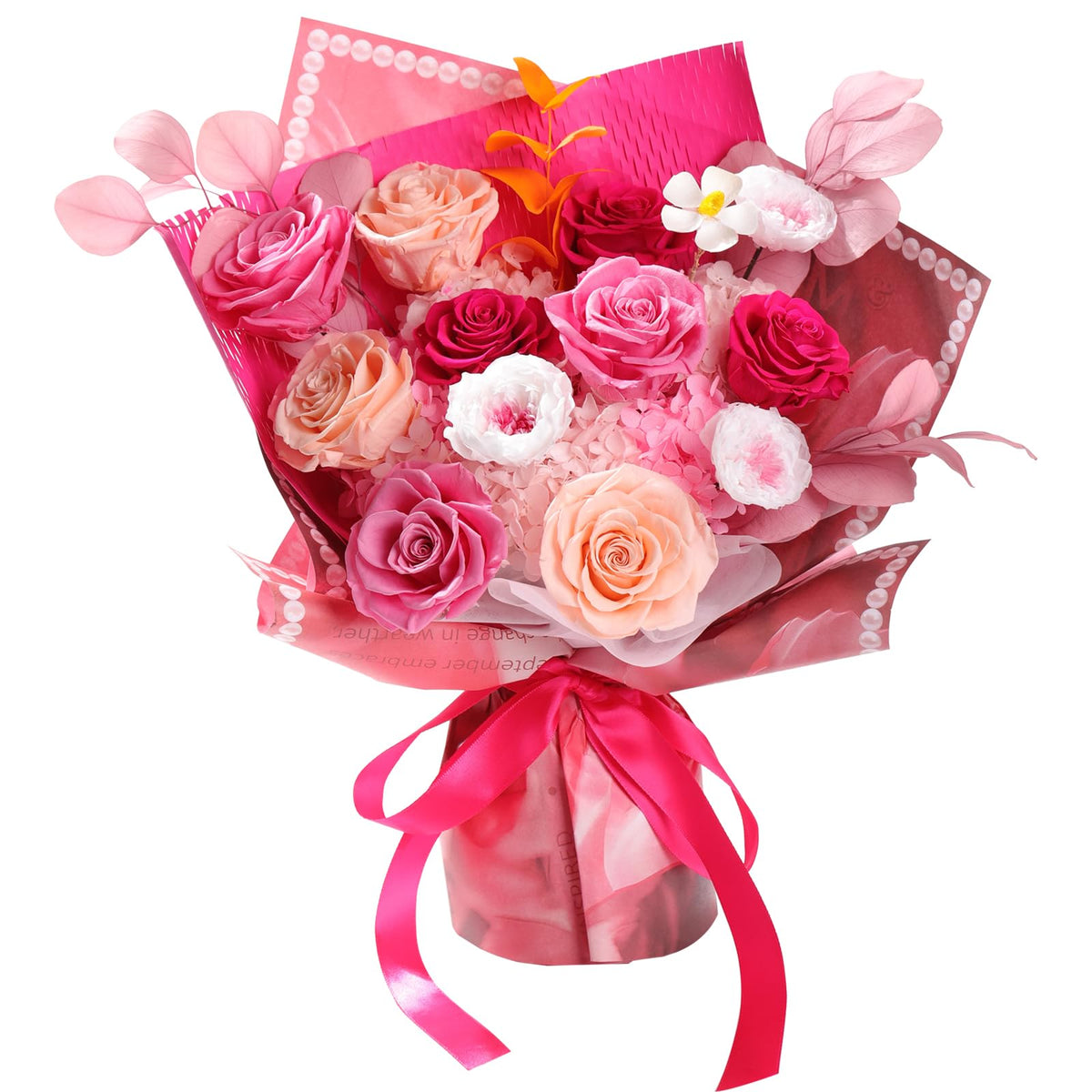 lovenfold Preserved Flowers for Delivery, Purple Rose Bouquets That Last 1-3 Years, Birthday Flowers Gifts for Women Mom Grandma Wife Friends