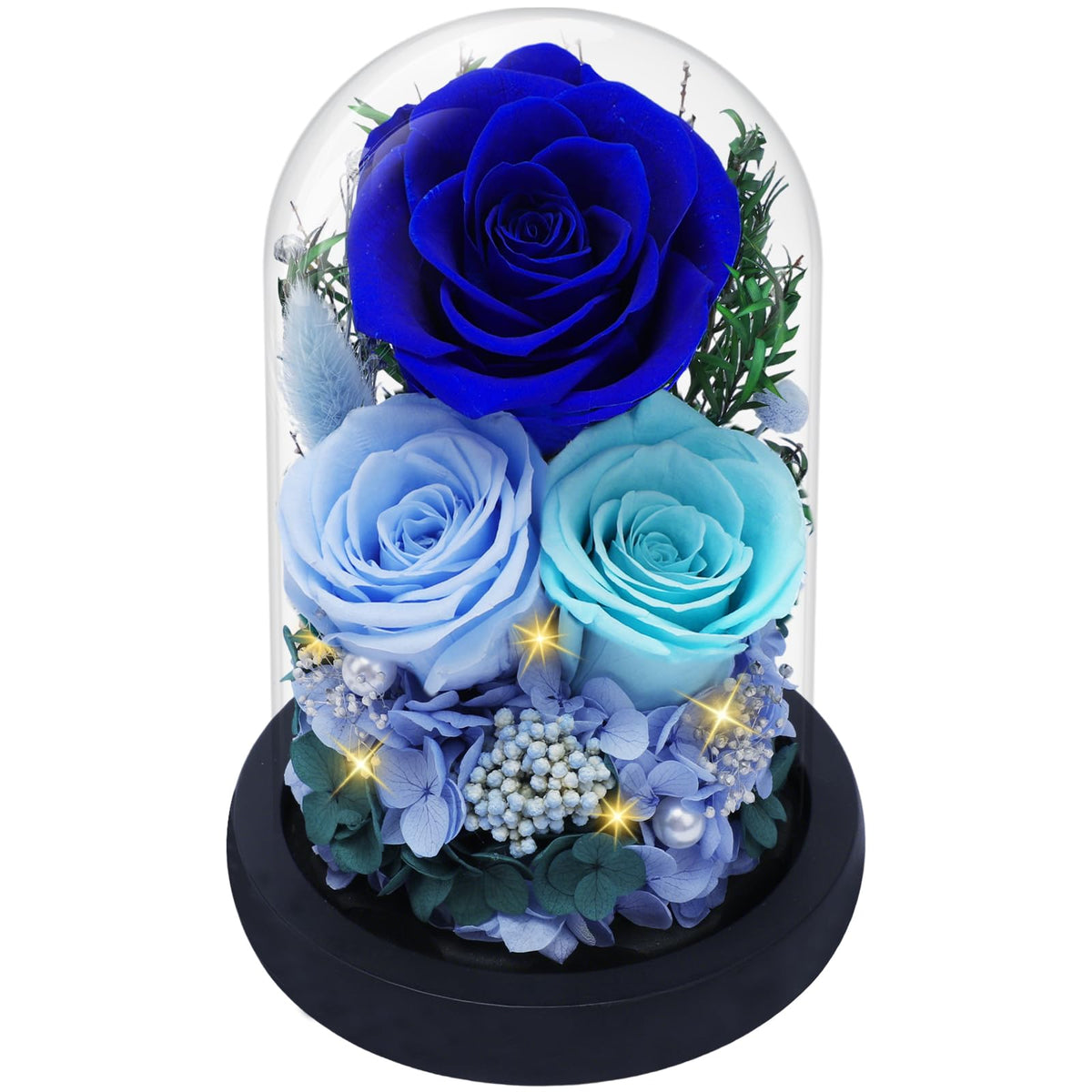 Casaido Preserved Roses Flowers for Delivery, Mothers Day Rose Gifts for Mom Her, Purple Forever Flores in Glass Dome for Wife Girlfriend Grandma, Anniversary Birthday Gift for Vanlentines Christmas