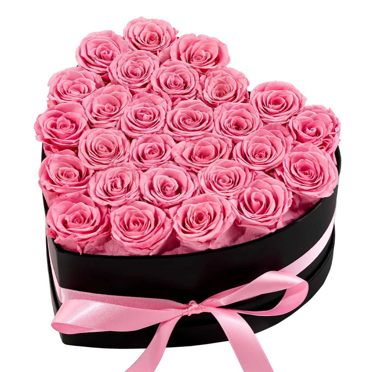 27 Forever Preserved Flowers in a Box, Vanlentines Day Gifts for Her, Eternal Roses Flowers for Delivery Prime, Birthday Gifts for Women Mom Grandma Wife (Pink)