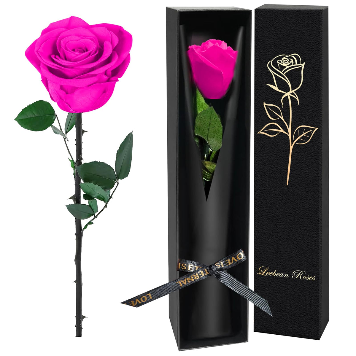 Preserved Flowers for Delivery,Purple Rose Bouquet Gift for Women and Mom,Preserved Flowers Bouquet,Birthday Flowers Gifts Grandma Wife Friends,Roses Gift Valentine’s Day Mothers Day