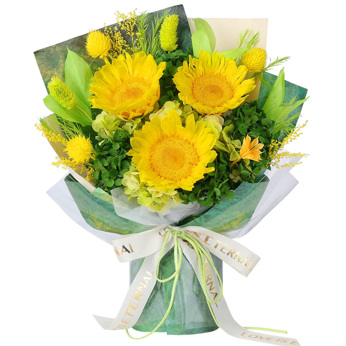 Preserved Flowers for Delivery, Orange Flower Bouquet, Gifts for Women Mom