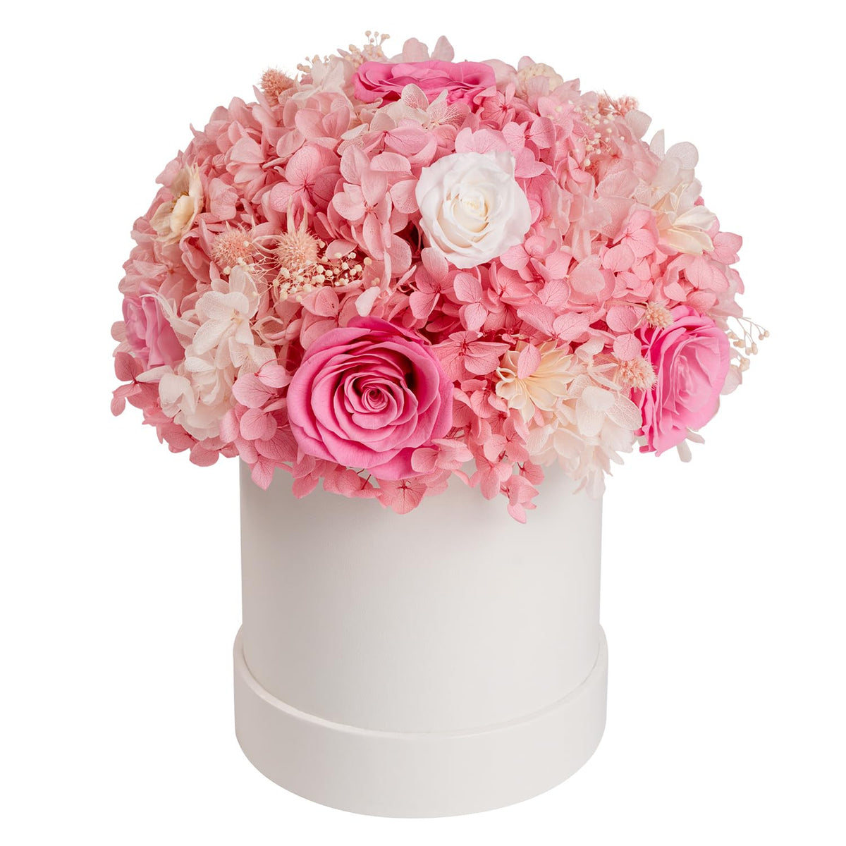ROSEROSE Preserved Flowers for Delivery Prime,Forever Flowers Bouquet with Gift Box, Eternal Real flowers Gifts for Women,Christmas,Valentine's Day,Anniversary,Birthday for Her (Champagne)