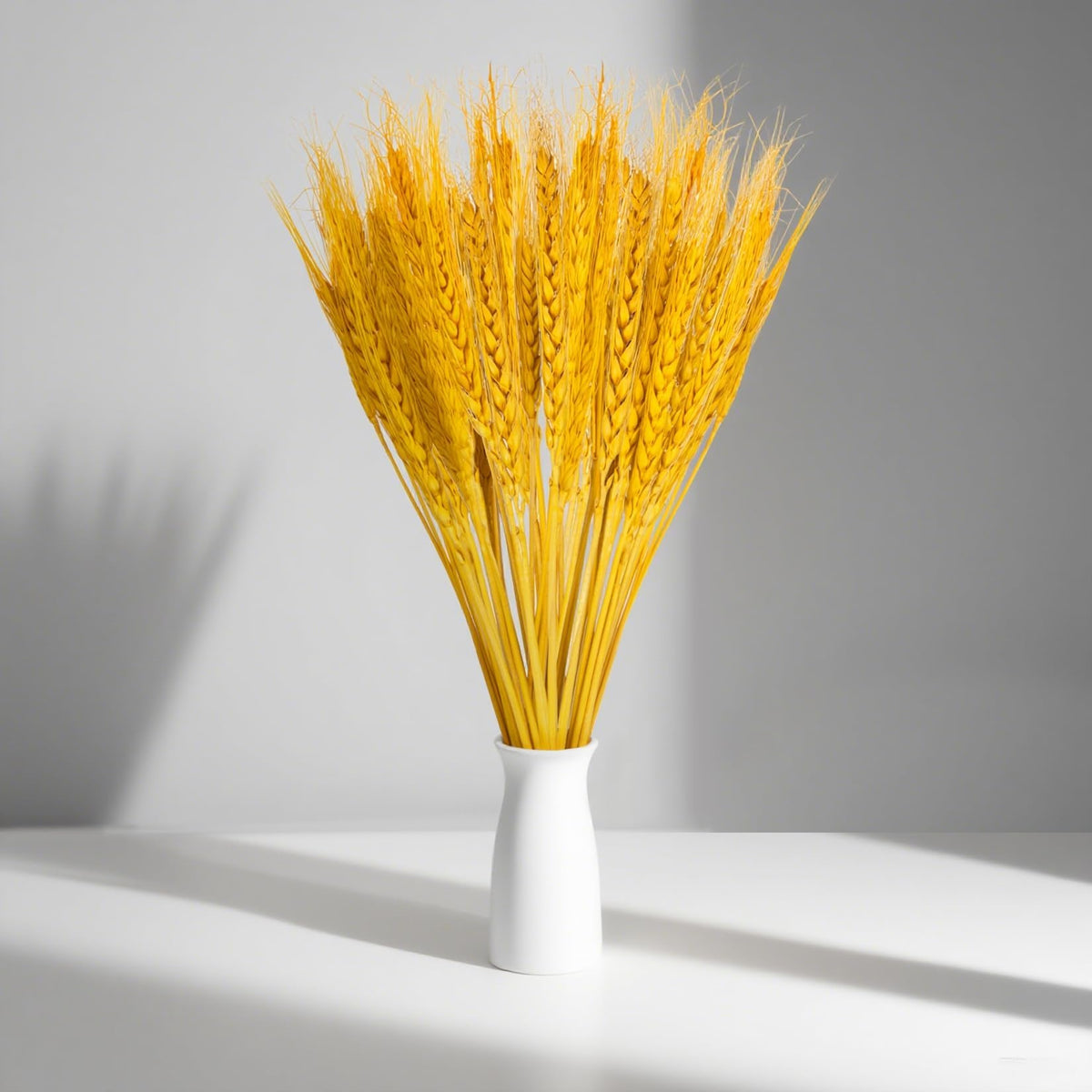Sukh 100 Stems Dried Wheat Stalks - Boho Fall Decor for Home & Wedding