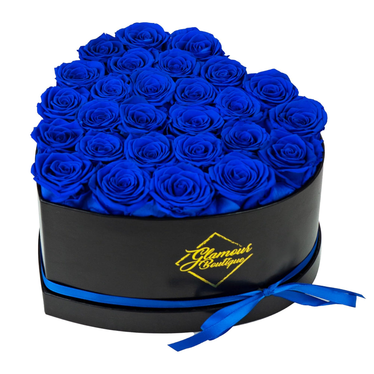 GLAMOUR BOUTIQUE Preserved Flowers, 27 Forever Red Roses in Heart Gift Box