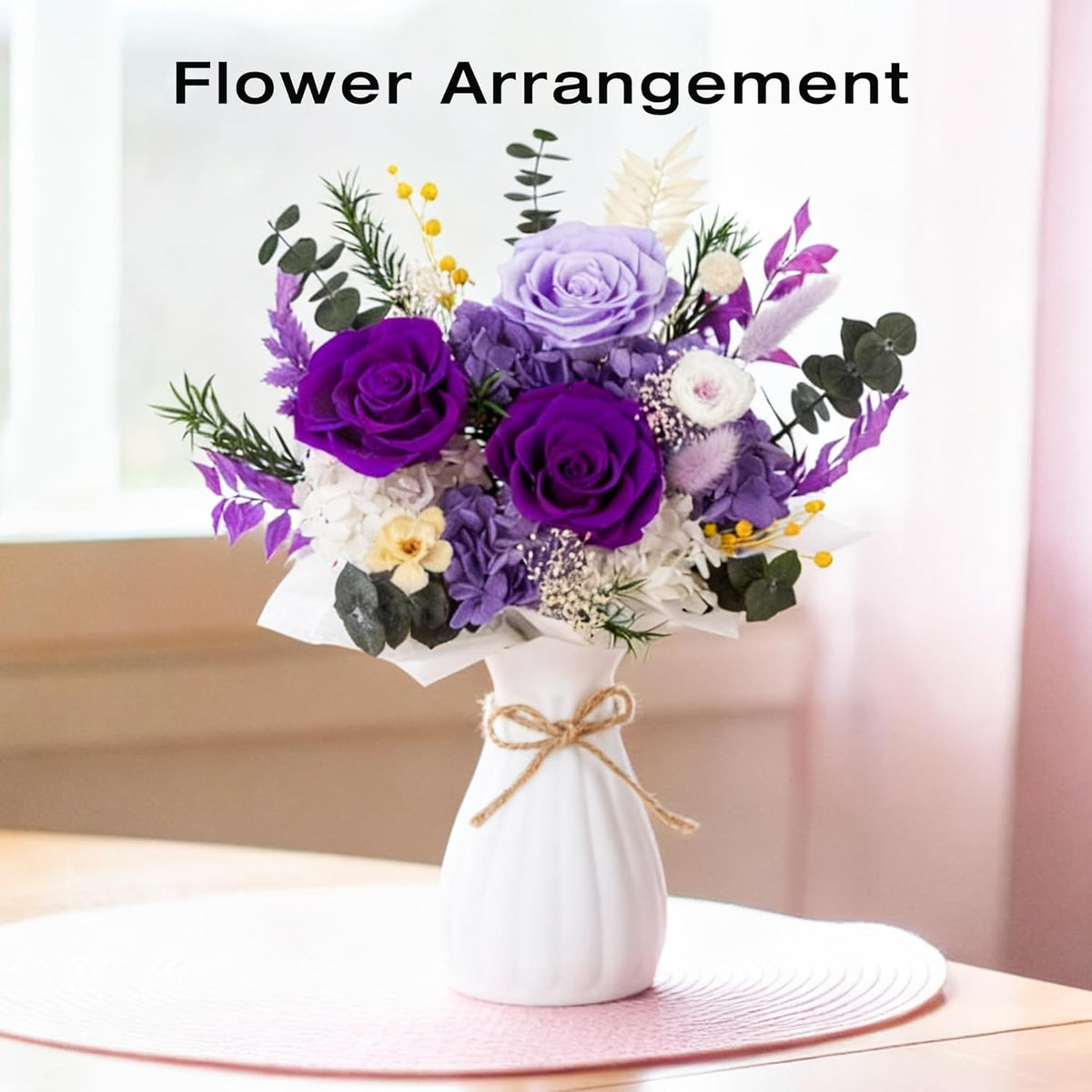 Flowers for Delivery, Preserved Flowers Bouquets, Birthday Gifts for Women Mom