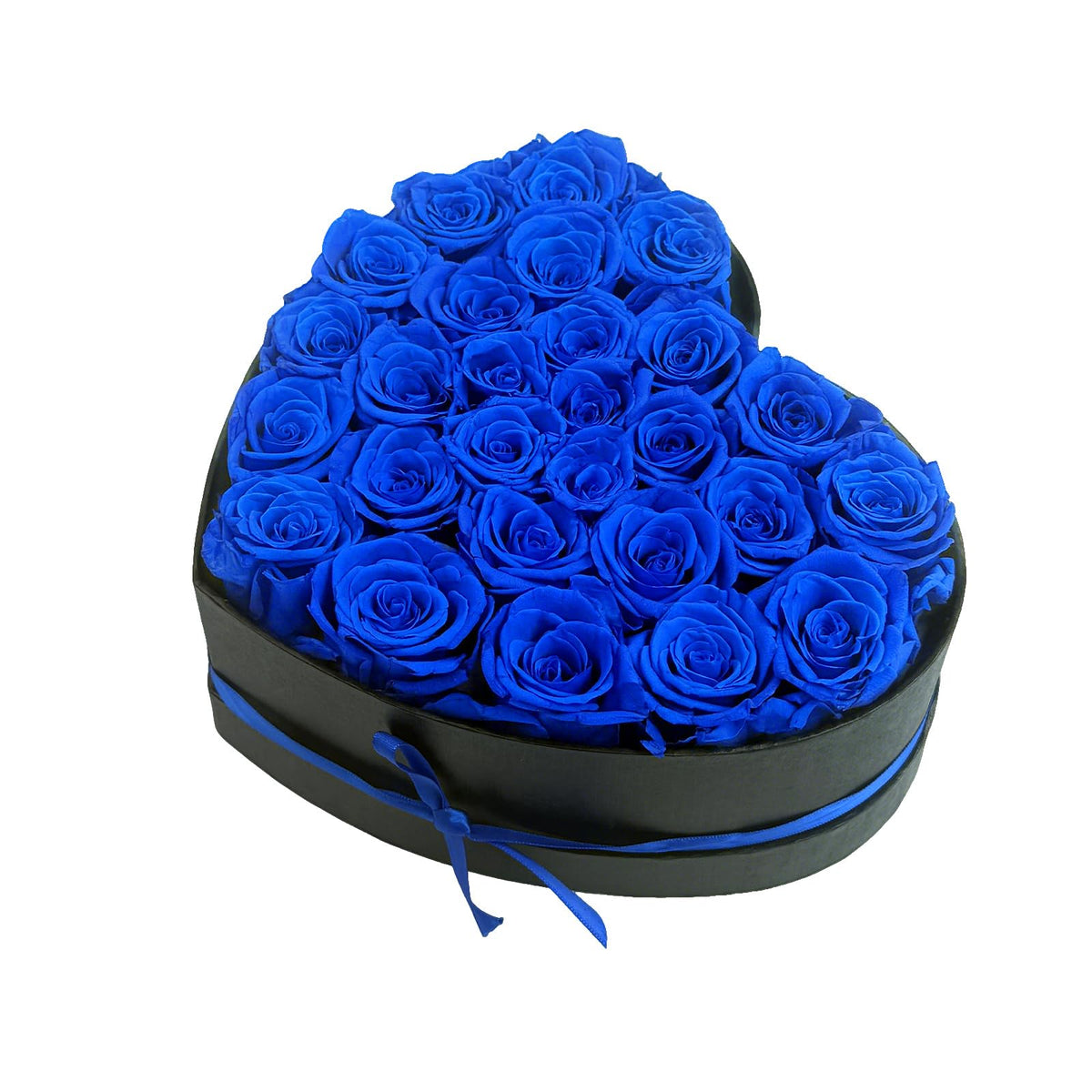 Preserved Roses Heart Shape Box Forever Flowers(Red 16 Roses)