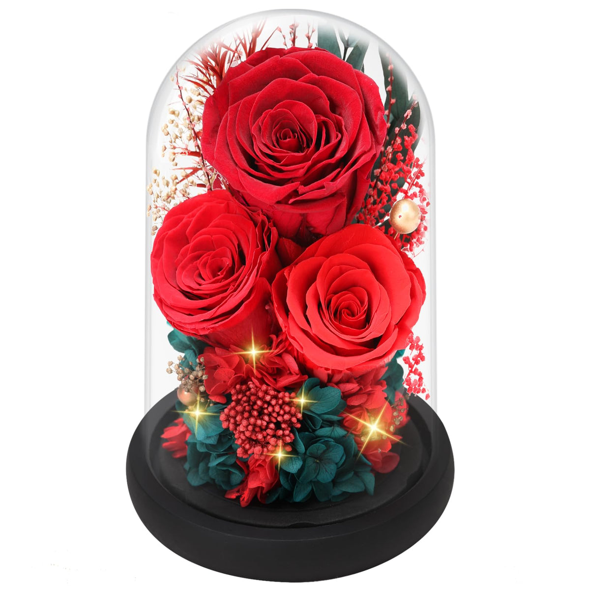Casaido Preserved Roses Flowers for Delivery, Mothers Day Rose Gifts for Mom Her, Purple Forever Flores in Glass Dome for Wife Girlfriend Grandma, Anniversary Birthday Gift for Vanlentines Christmas