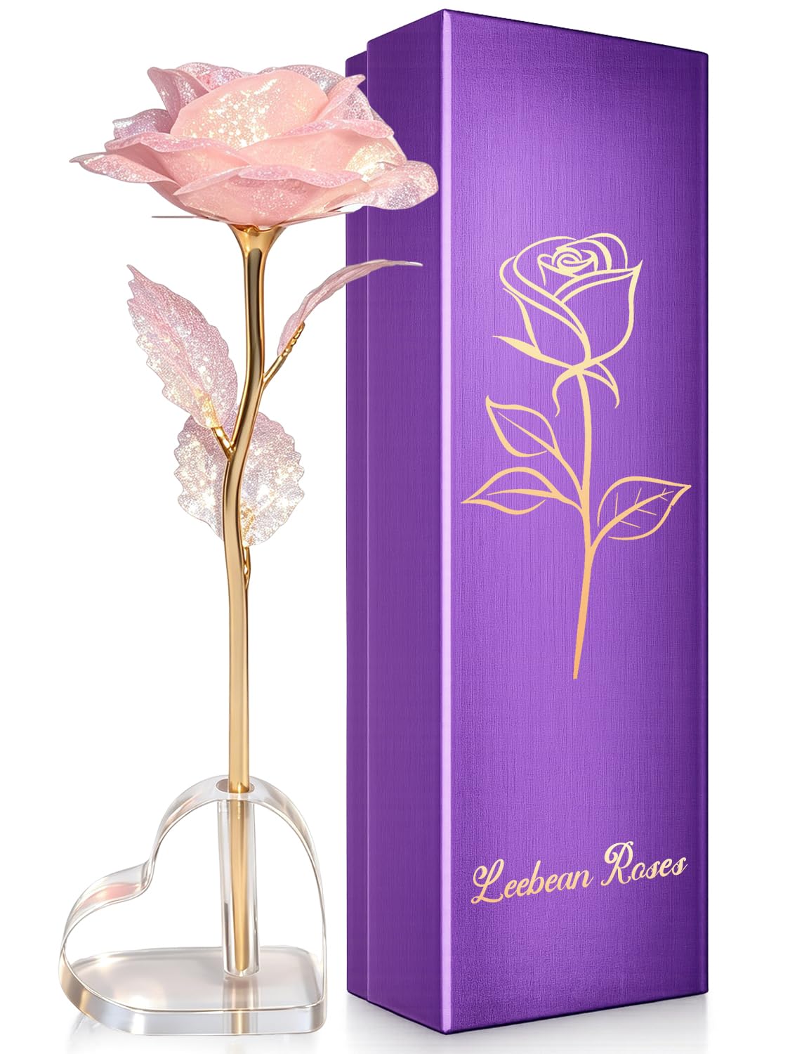 Preserved Flowers for Delivery,Purple Rose Bouquet Gift for Women and Mom,Preserved Flowers Bouquet,Birthday Flowers Gifts Grandma Wife Friends,Roses Gift Valentine’s Day Mothers Day