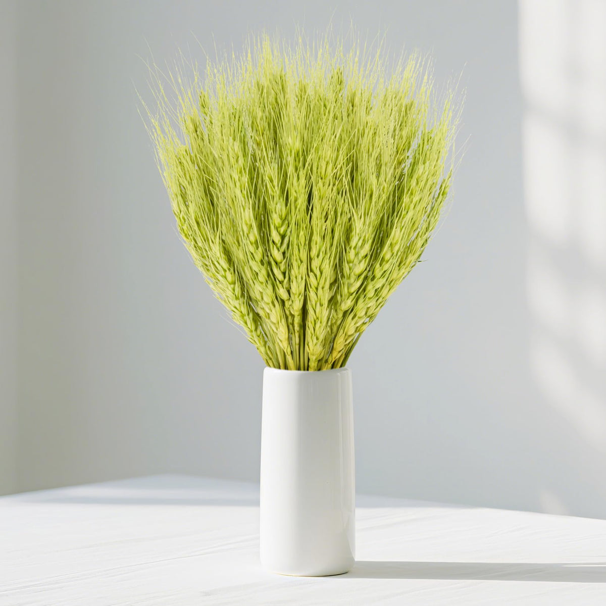 Sukh 100 Stems Dried Wheat Stalks - Boho Fall Decor for Home & Wedding