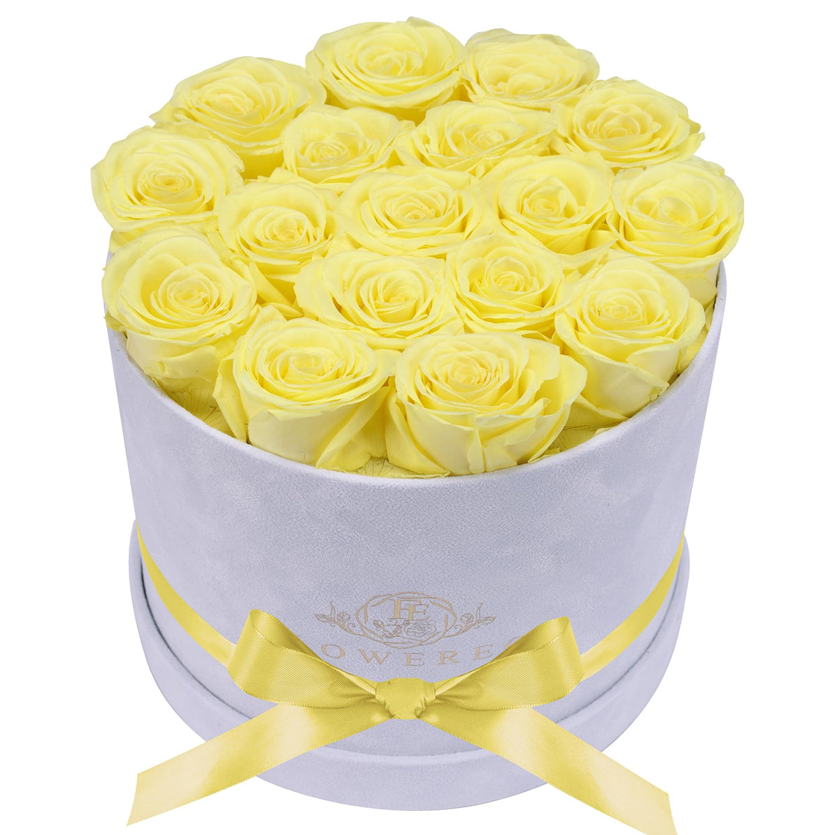 17 Flowers in Luxury Suede Box, Birthday Gifts for Women, Preserved Flowers