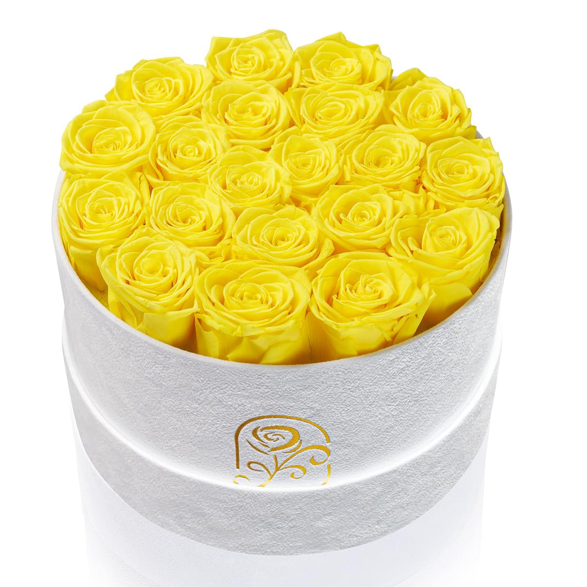 Flowers for Delivery, 20 Preserved Roses in Velvet Box, Gifts for Women