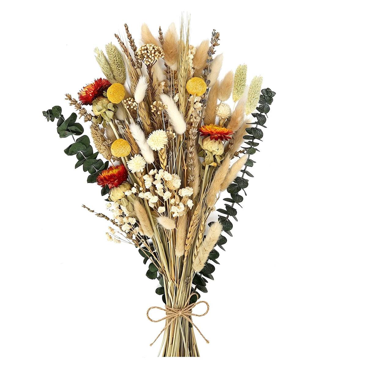 DIY Natural Dried Flower Set Bulk Boho Flowers, Pink