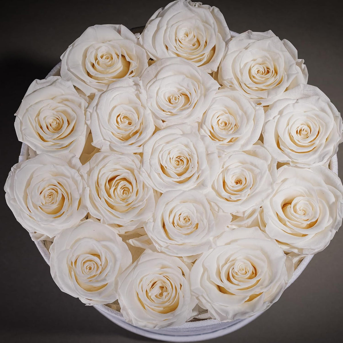 17 Flowers in Luxury Suede Box, Birthday Gifts for Women, Preserved Flowers