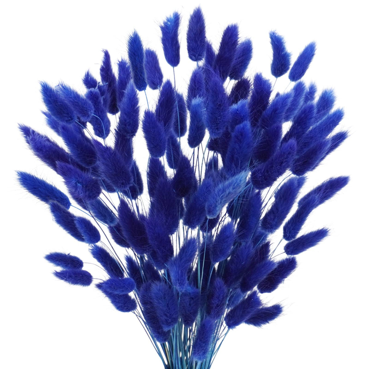 Uieke 120 Pcs Natural Bunny Tails Dried Flowers, 17’’ Dried Lagurus Ovatus, Orange Fall Dried Flowers for Fall Floral Arrangements Wedding Centerpieces Home Baby Shower Party Decorations